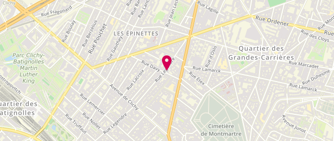 Plan de Le Fournil des Saveurs, 170 Rue Legendre, 75017 Paris