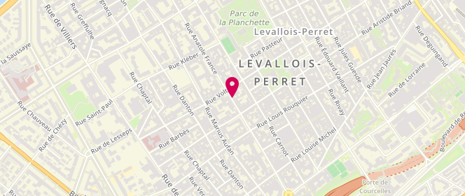 Plan de Boulangerie Pâtisserie le Petit Rémy, 72 Rue Anatole France, 92300 Levallois-Perret