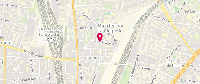 Plan de Boulangerie Pajol, 17 Rue Marc Seguin, 75018 Paris