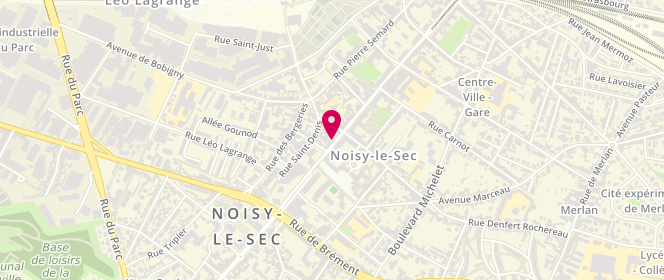 Plan de Aux Délices de Noisy, 29 Rue Jean Jaurès, 93130 Noisy-le-Sec