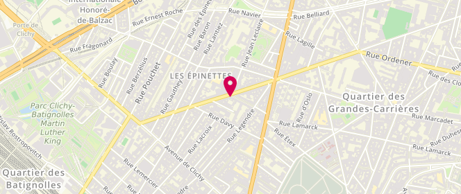Plan de Maison Andreea, 48 Rue Guy Môquet, 75017 Paris