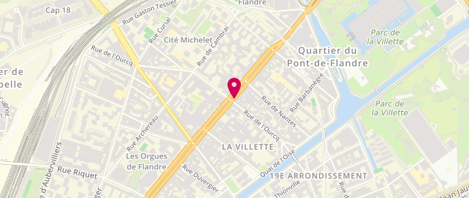 Plan de Pave Festif, 120 Avenue Flandre, 75019 Paris