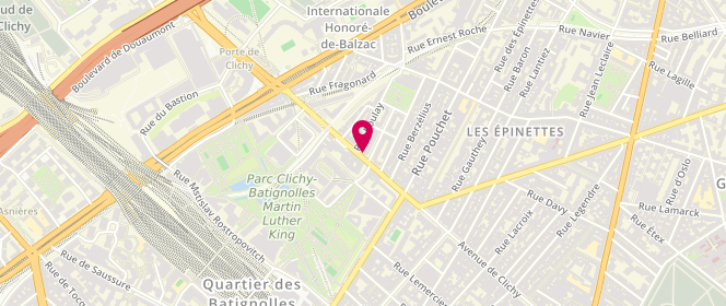 Plan de Jolie Miche, 176 avenue de Clichy, 75017 Paris