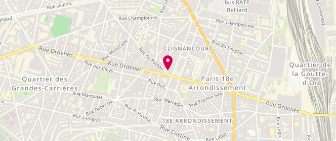 Plan de Maison Landemaine Levain d'Antan Ja, 4 Rue du Poteau, 75018 Paris