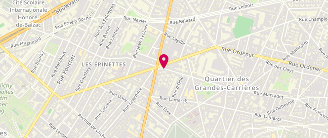 Plan de Boulangerie Maison des Saveurs, 251 Rue Marcadet, 75018 Paris