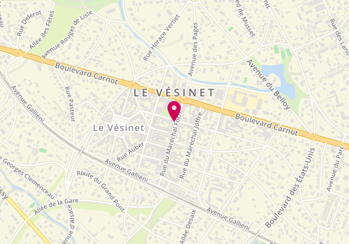 Plan de De Neuville, 17 Rue du Maréchal Foch, 78110 Le Vésinet