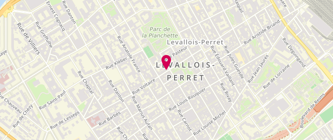 Plan de Boulangerie Pâtisserie, 63 Rue Voltaire, 92300 Levallois-Perret