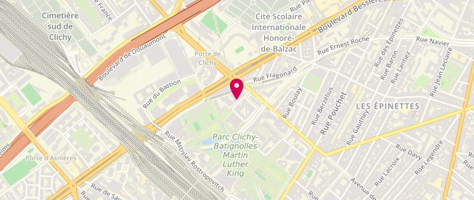 Plan de Co-Pain & Café, 4 Rue Gilbert Cesbron, 75017 Paris