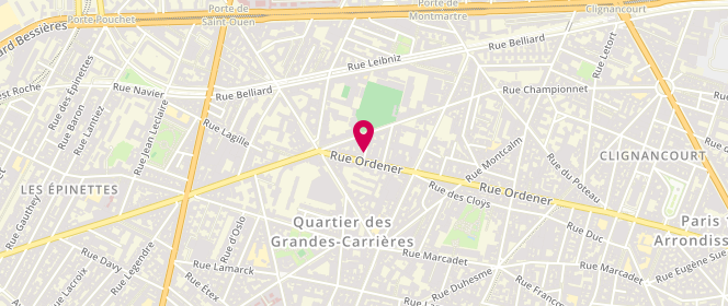 Plan de Fournil du XVIIIEME, 1 Rue Marché Ordener, 75018 Paris