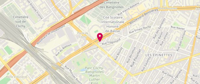 Plan de Mic & Mac 3, 123 Boulevard Bessières, 75017 Paris