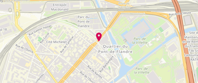 Plan de CHORFANE Khalifa, 2 Avenue Corentin Cariou, 75019 Paris