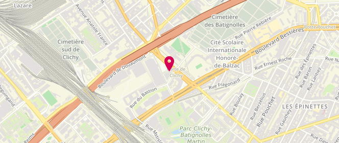 Plan de Merci Jérôme Batignolles, 15 Rue André Suares, 75017 Paris