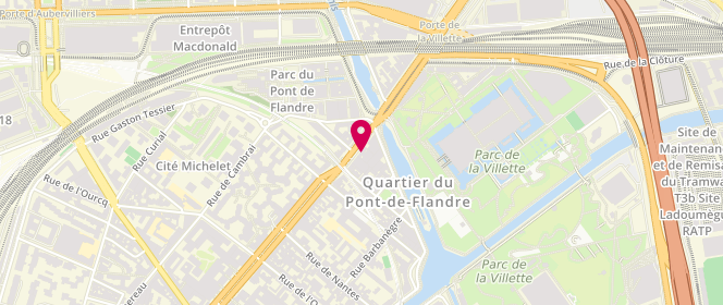 Plan de Charles Corentin, 12 Avenue Corentin Cariou, 75019 Paris