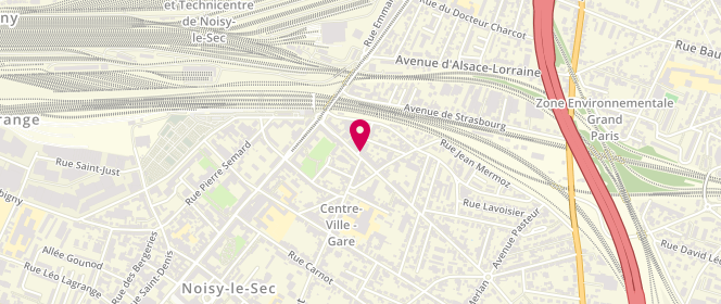 Plan de La Gourmandise, 19 Boulevard de la République, 93130 Noisy-le-Sec