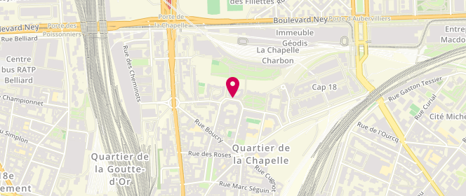 Plan de Au Duc de la Chapelle, 32 Rue Tristan Tzara, 75018 Paris