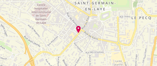 Plan de Maison Gauthier, 19 Rue André Bonnenfant, 78100 Saint-Germain-en-Laye
