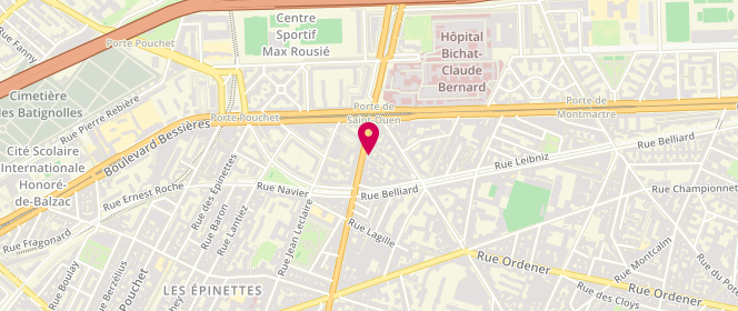 Plan de La Fameuse Tradition, 142 Avenue de Saint Ouen, 75018 Paris