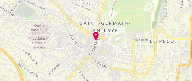 Plan de Boulangerie Artisanale Tom Canelle, 77 Rue au Pain, 78100 Saint-Germain-en-Laye
