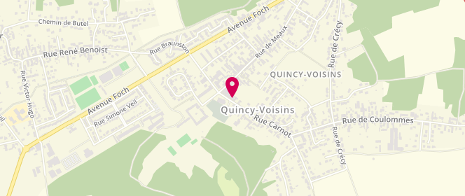 Plan de Le Fournil de Quincy, 11 Rue Carnot, 77860 Quincy-Voisins