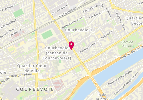 Plan de Maison Renoud, 41 Boulevard de Verdun, 92400 Courbevoie