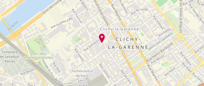 Plan de Boulangerie de Paris, 1 Rue Pasteur, 92110 Clichy
