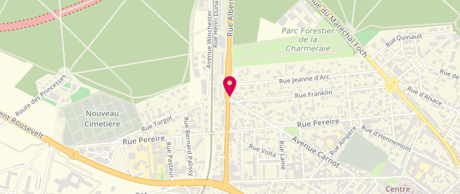 Plan de Le Paradis des Gourmands, 50 Avenue Carnot, 78100 Saint-Germain-en-Laye