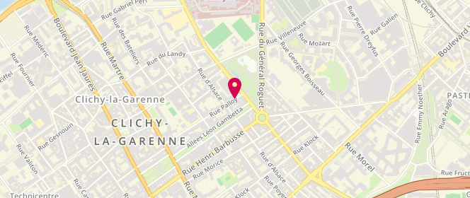 Plan de La Rue Palloy, 50 Rue Palloy, 92110 Clichy