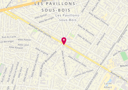 Plan de Maison Dallier, 118 Avenue Jean Jaures, 93320 Les Pavillons-sous-Bois