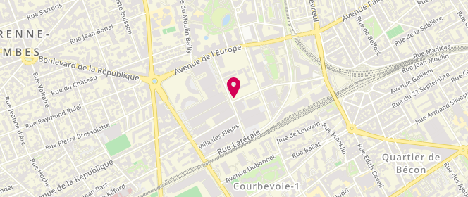 Plan de Le Moulin d’Ange, 40 Rue du Moulin des Bruyères, 92400 Courbevoie