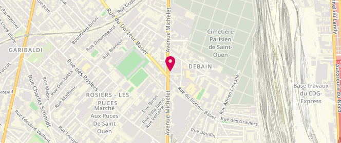 Plan de Boulangerie de l'Avenue, 99 Avenue Michelet, 93400 Saint Ouen