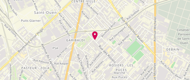 Plan de Baguette d' Or, 23 Rue des Rosiers, 93400 Saint-Ouen-sur-Seine