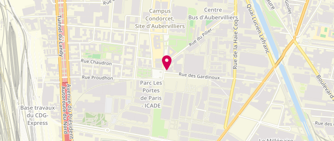 Plan de Boulangerie Pâtisserie la Royaltine, 28 Rue Waldeck Rochet, 93300 Aubervilliers