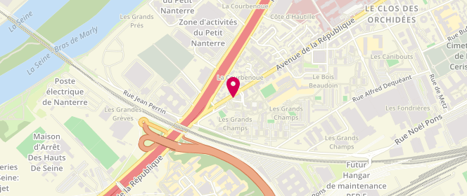 Plan de Épi d'Or, 326 avenue de la République, 92000 Nanterre