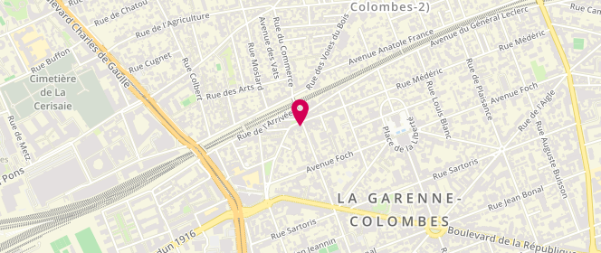 Plan de Assia, 2 Avenue Joffre, 92250 La Garenne-Colombes