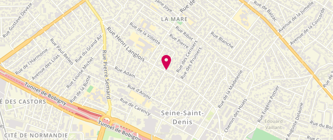 Plan de Boulangerie Pâtisserie Maison Chevillard - Artisan - Snacking, 85 Rue Henri Langlois, 93700 Drancy