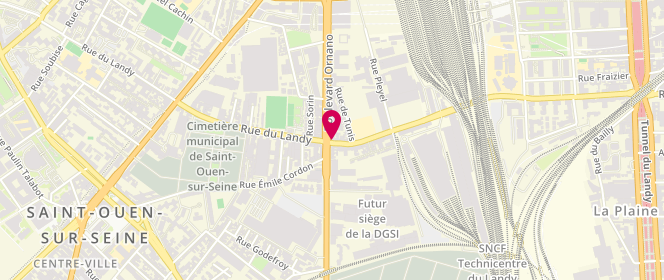 Plan de Boulangerie Landy Ornano, 67 Boulevard Ornano, 93200 Saint-Denis