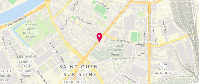 Plan de Délices de Saint-Ouen, 9 Boulevard Jean Jaurès, 93400 Saint-Ouen-sur-Seine