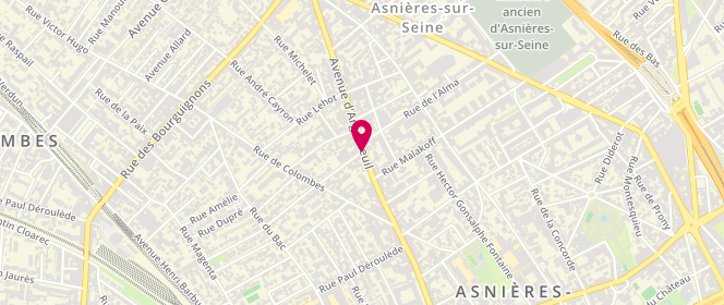 Plan de CHERIFE Benyahia, 89 avenue d'Argenteuil, 92600 Asnières-sur-Seine