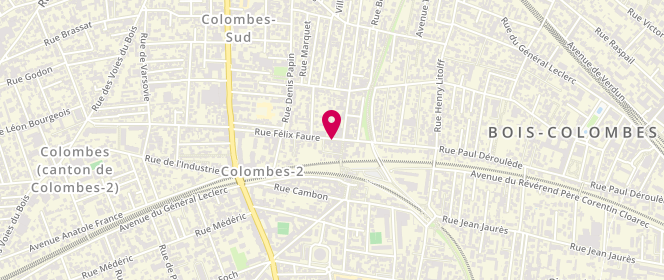 Plan de Maison Zinet, 62 Rue Felix Faure, 92700 Colombes
