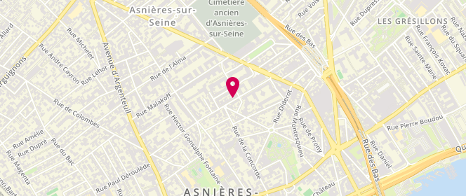 Plan de Habhab Anice, 51 Rue Comète, 92600 Asnières-sur-Seine