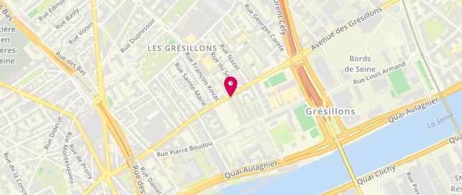 Plan de Les Delices des Gresillons, 98 avenue des Grésillons, 92600 Asnières-sur-Seine