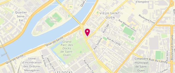 Plan de Boulangerie Chems, 5 Rue de Saint-Denis, 93400 Saint-Ouen-sur-Seine