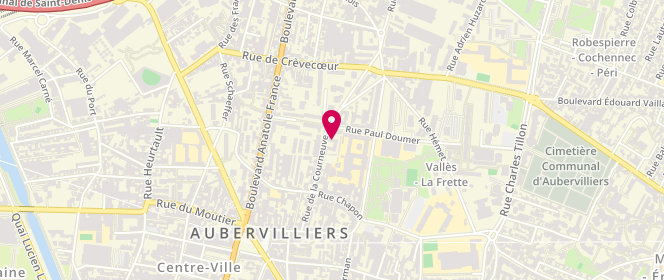 Plan de Antep Grill, 36 Rue de la Courneuve, 93300 Aubervilliers