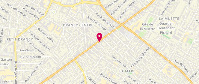 Plan de Le Grillon, 88 avenue Henri Barbusse, 93700 Drancy