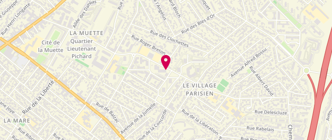 Plan de Boulangerie des Bois de Groslay, 54 Rue des Bois de Groslay, 93700 Drancy