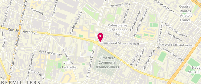 Plan de Boulangerie LAZAAR, 11 Boulevard Edouard Vaillant, 93300 Aubervilliers