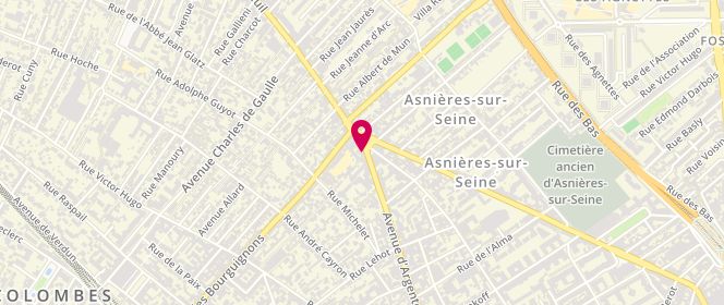 Plan de Boulangerie ZIADA Yassine, 177 avenue d'Argenteuil, 92600 Asnières-sur-Seine