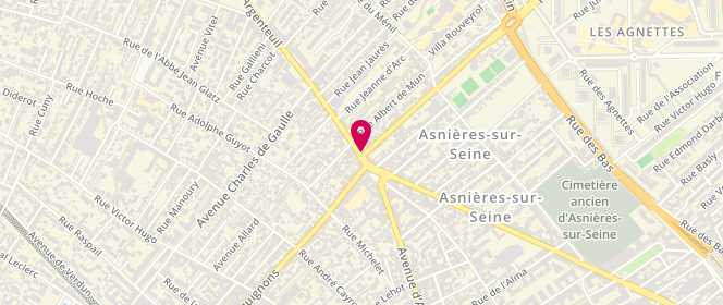 Plan de Banette, 180 avenue d'Argenteuil, 92600 Asnières-sur-Seine