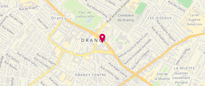 Plan de Distripates Drancy, 3 Rue de la Haute Borne, 93700 Drancy
