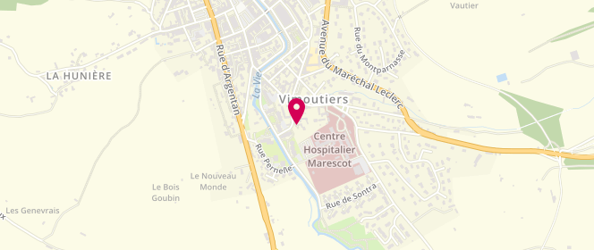 Plan de Charlotte Corday, 1 Place Mackau, 61120 Vimoutiers
